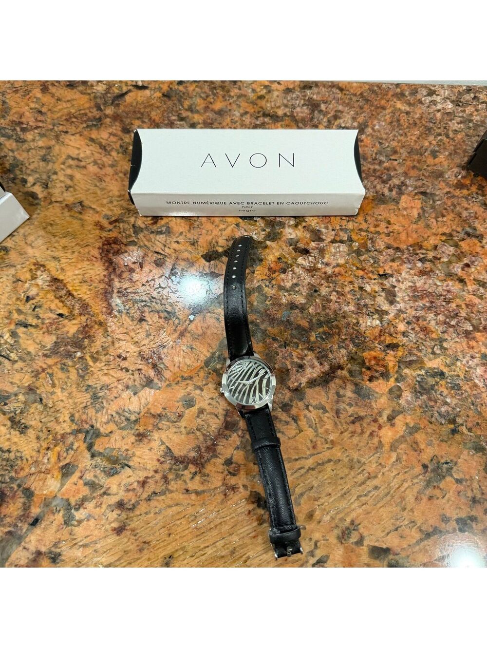 Avon Zebra Print Watch